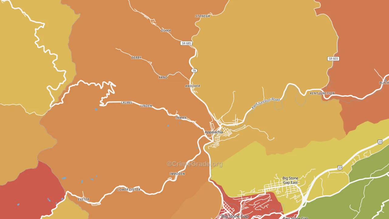 24216, VA Map of Drug-Related Crime Rates