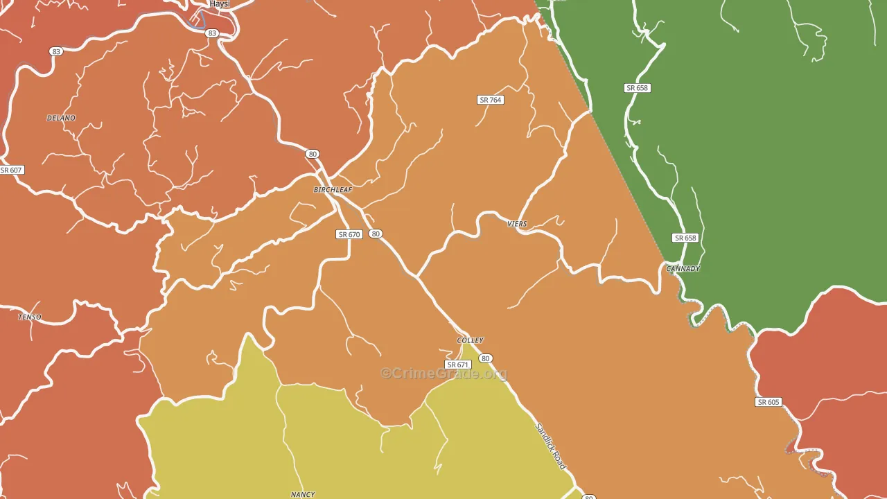 24220, VA Map of Drug-Related Crime Rates