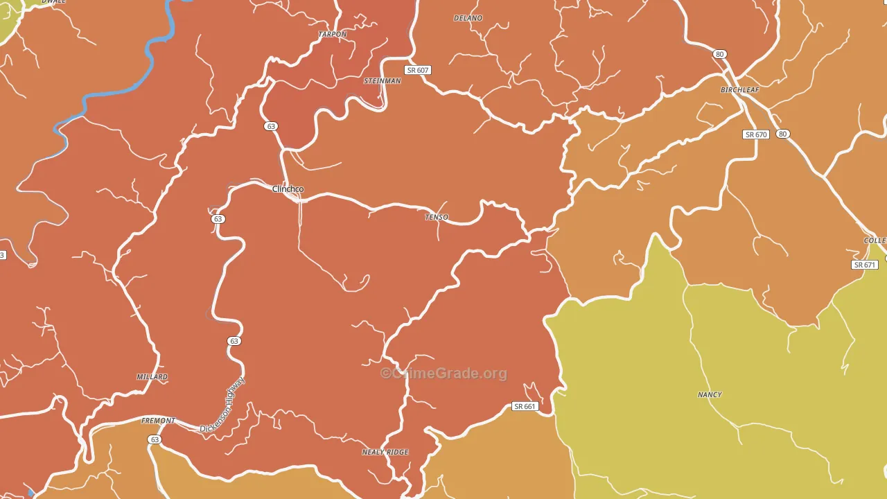 24226, VA Map of Drug-Related Crime Rates