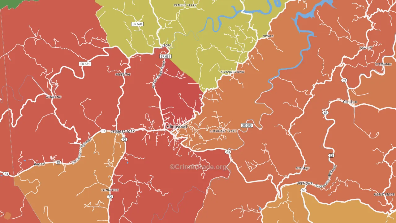24228, VA Map of Drug-Related Crime Rates