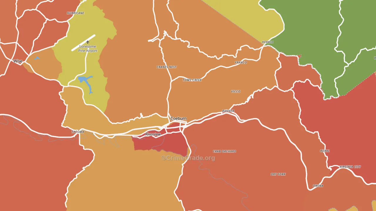 24230, VA Map of Drug-Related Crime Rates