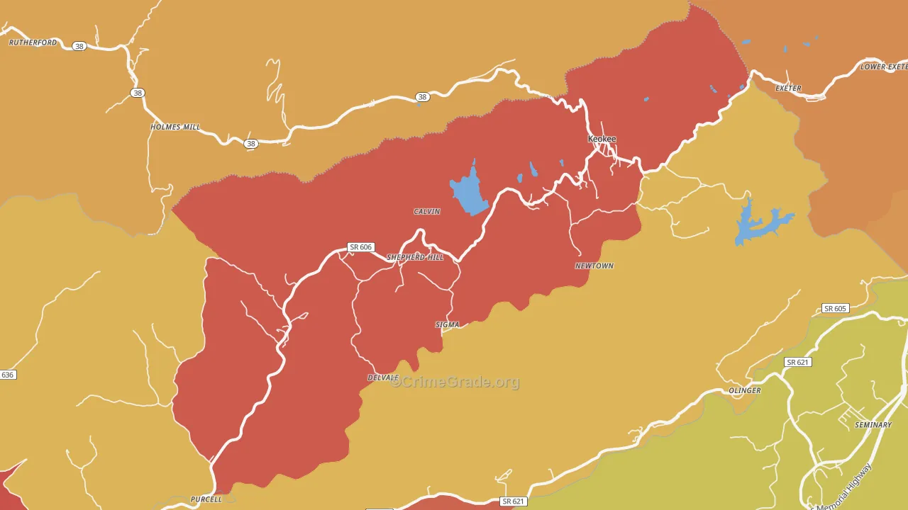 24265, VA Map of Drug-Related Crime Rates