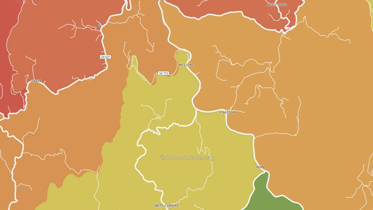 24269, VA Map of Drug-Related Crime Rates