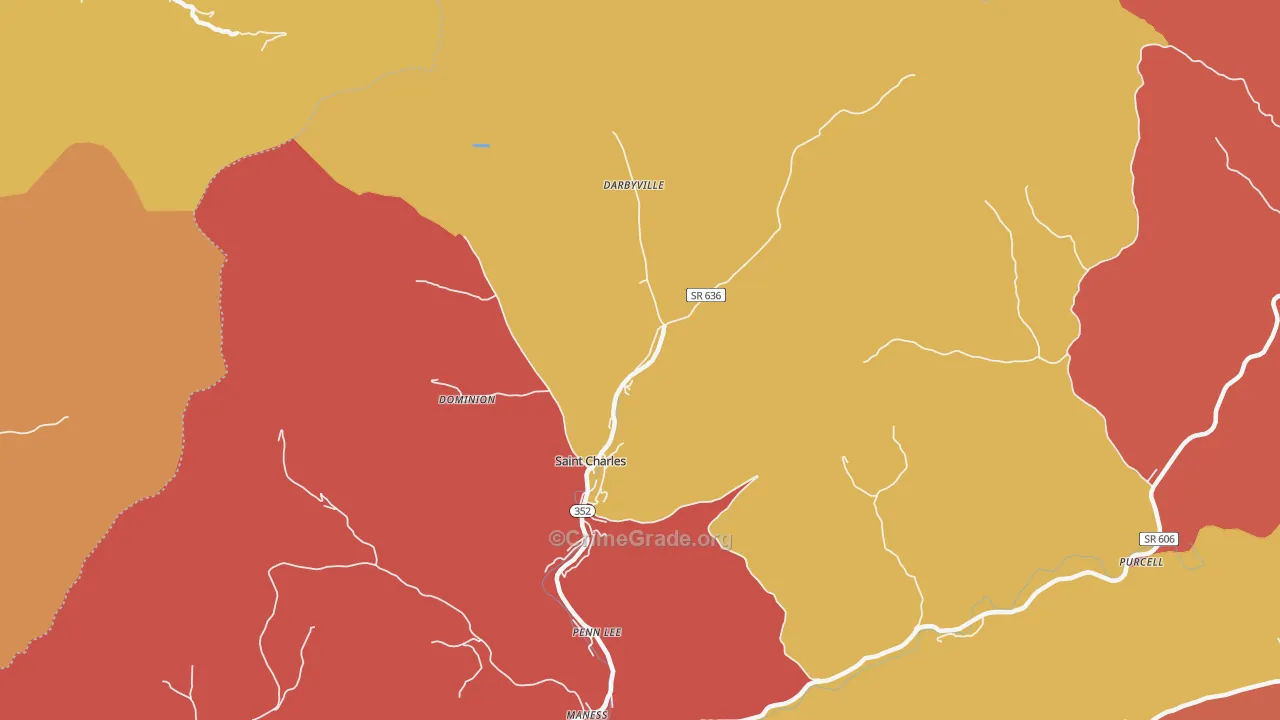 24282, VA Map of Drug-Related Crime Rates