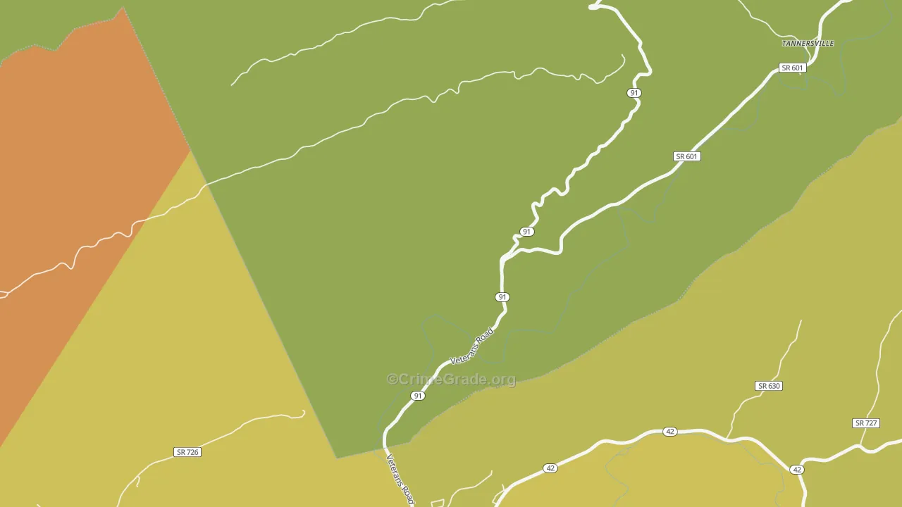 24316, VA Map of Drug-Related Crime Rates
