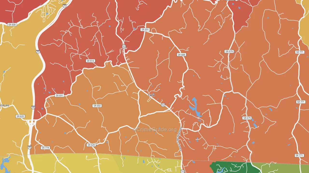 24317, VA Map of Drug-Related Crime Rates