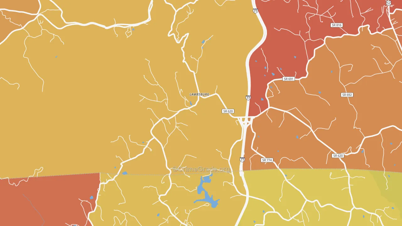 24351, VA Map of Drug-Related Crime Rates