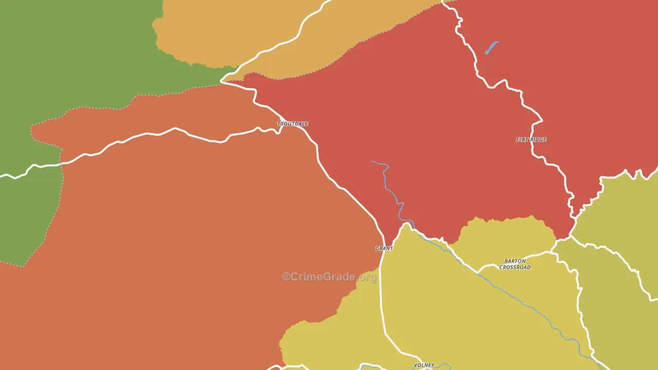 24378, VA Map of Drug-Related Crime Rates