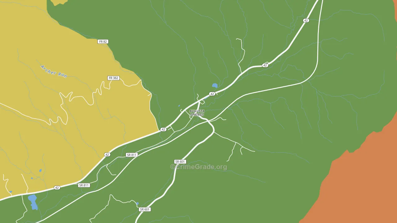 24411, VA Map of Drug-Related Crime Rates