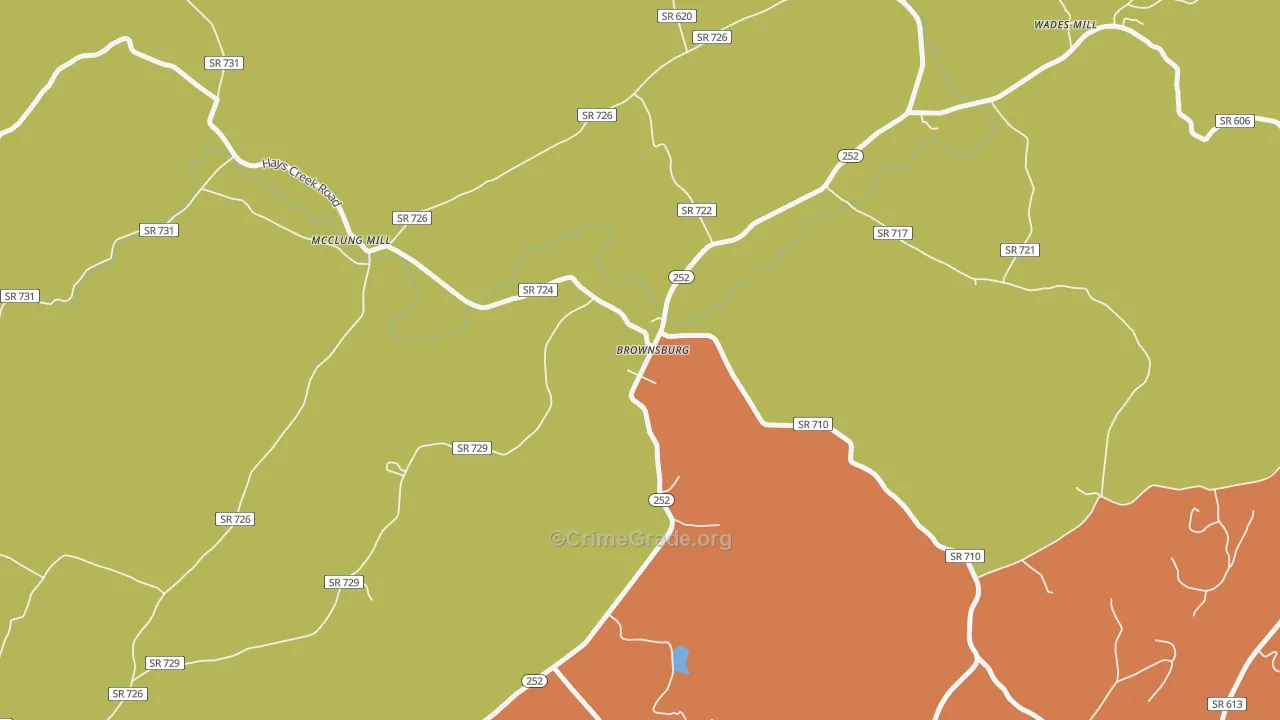 24415, VA Map of Drug-Related Crime Rates
