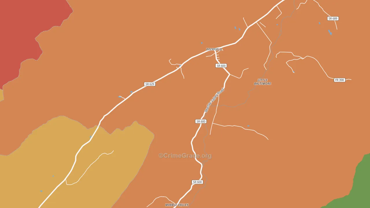 24432, VA Map of Drug-Related Crime Rates