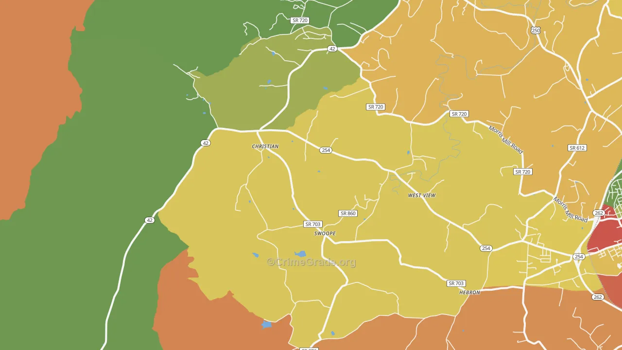 24479, VA Map of Drug-Related Crime Rates
