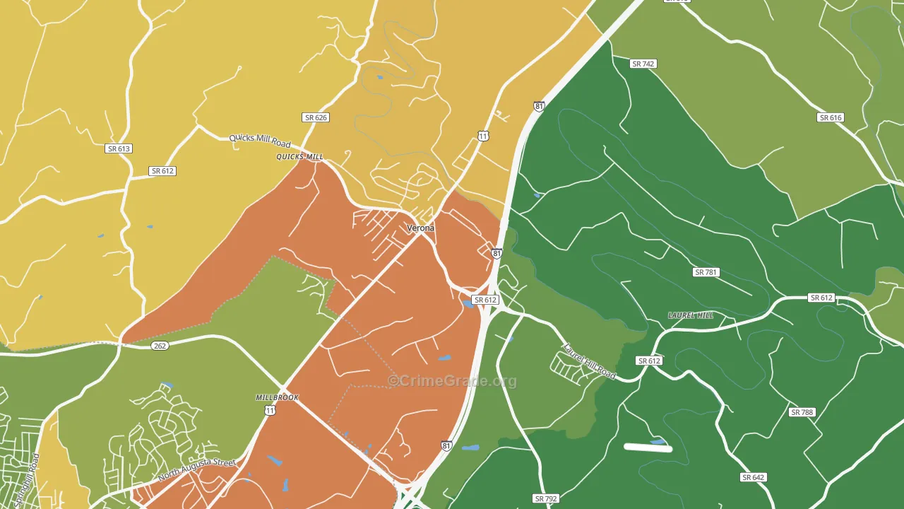 24482, VA Map of Drug-Related Crime Rates