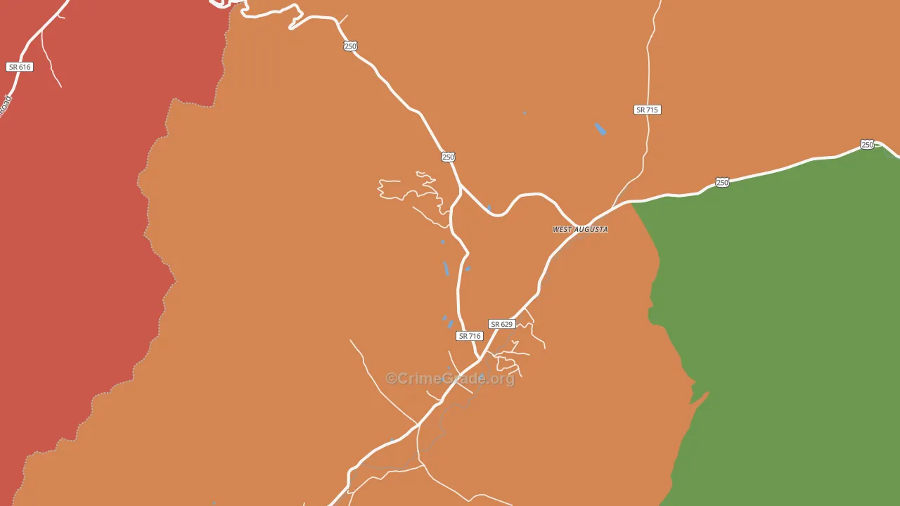 24485, VA Map of Drug-Related Crime Rates