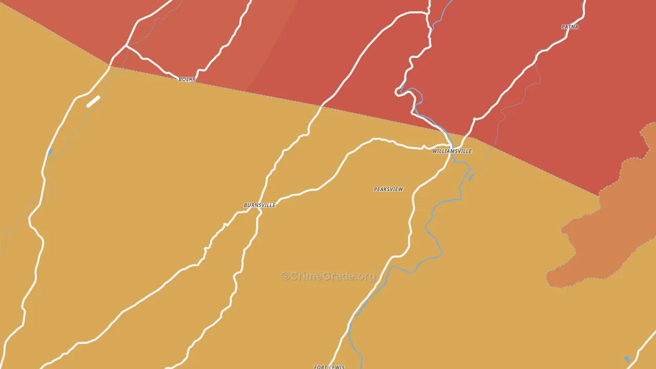 24487, VA Map of Drug-Related Crime Rates