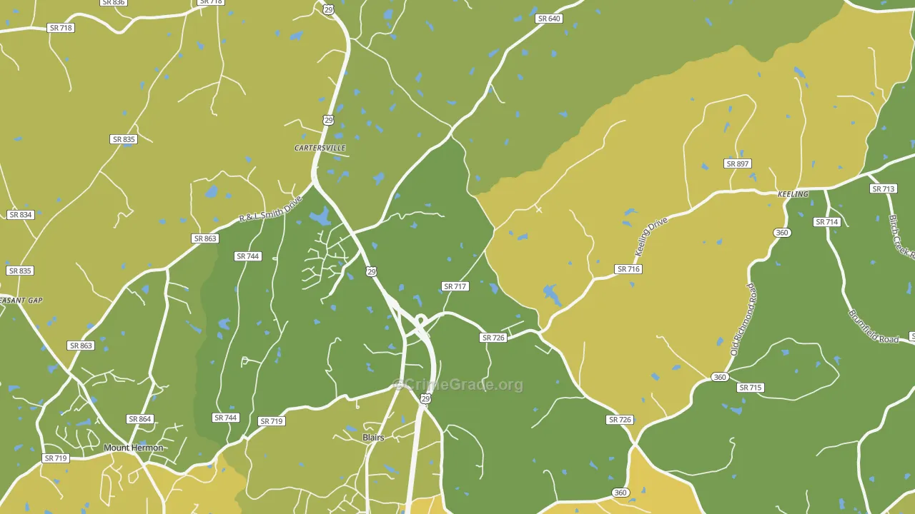 24527, VA Map of Drug-Related Crime Rates