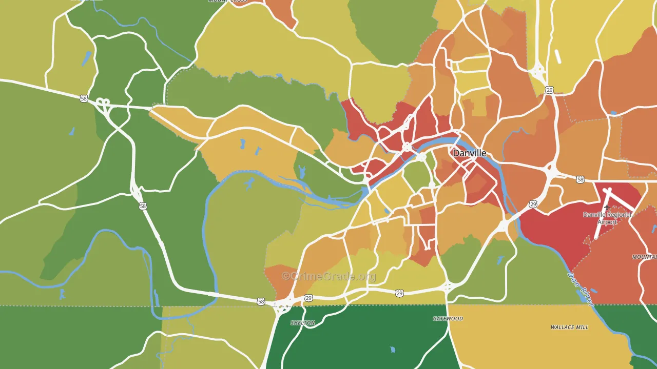 24541, VA Map of Drug-Related Crime Rates