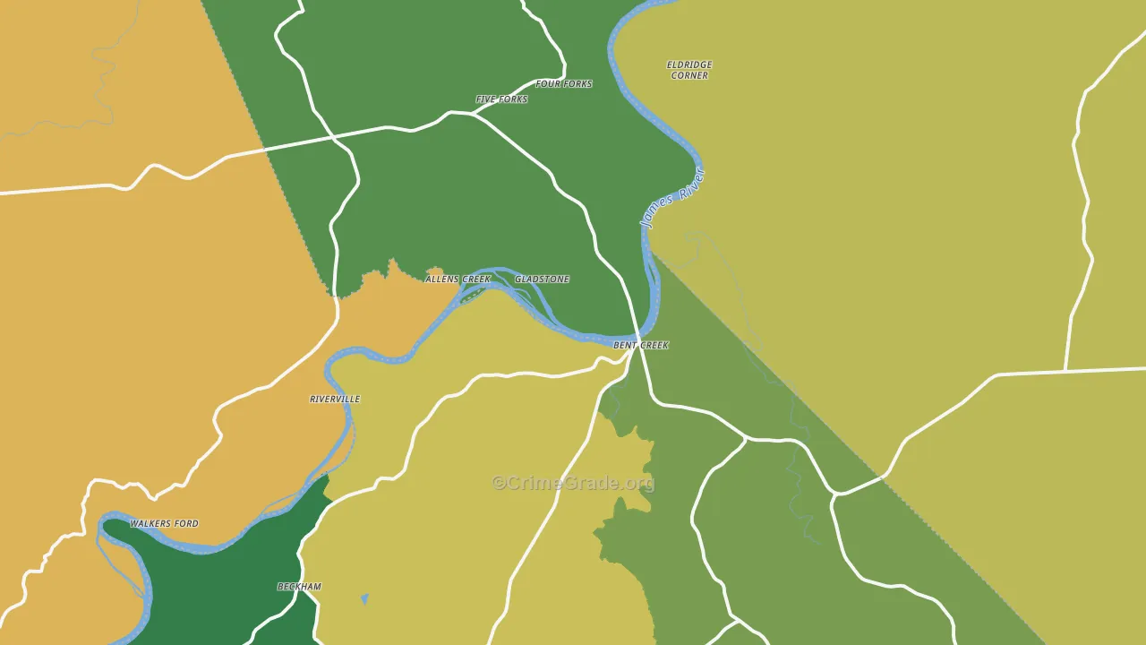 24553, VA Map of Drug-Related Crime Rates