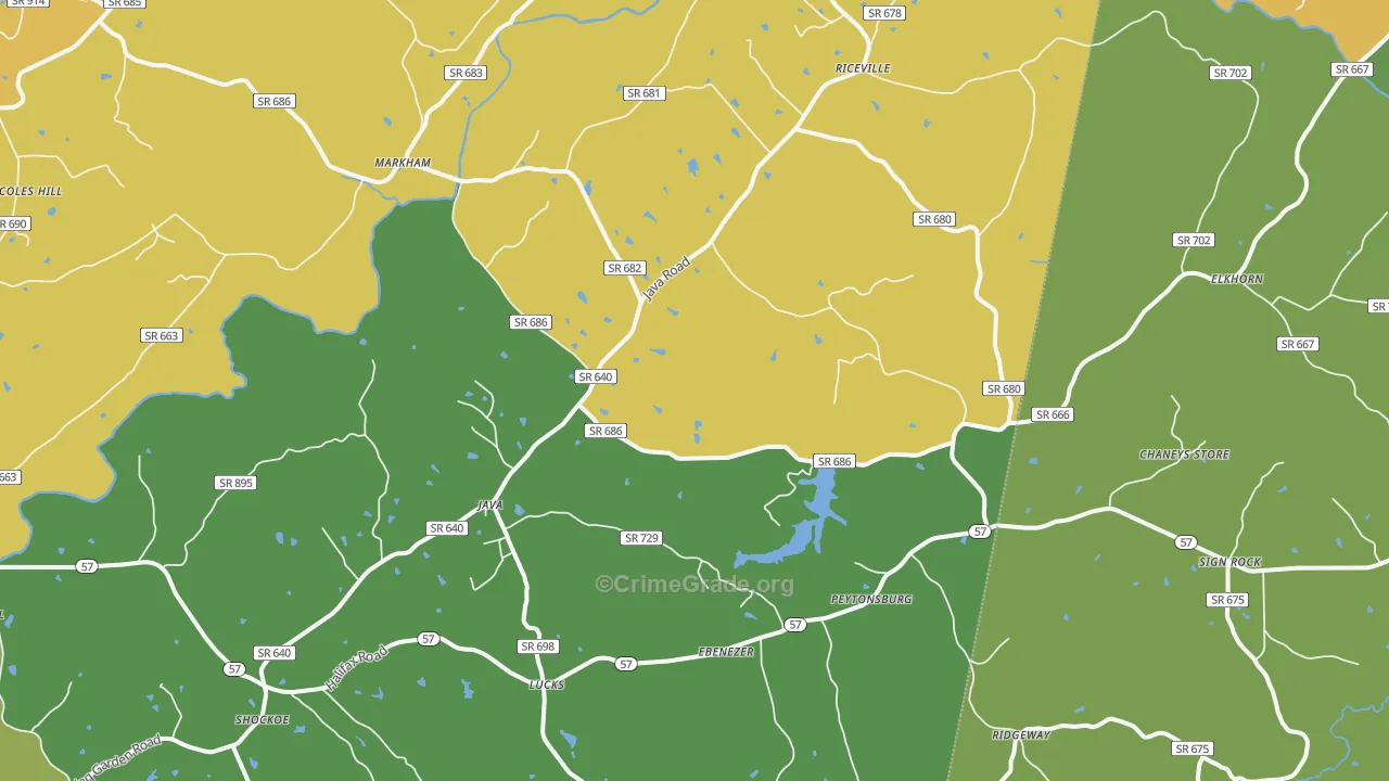 24565, VA Map of Drug-Related Crime Rates