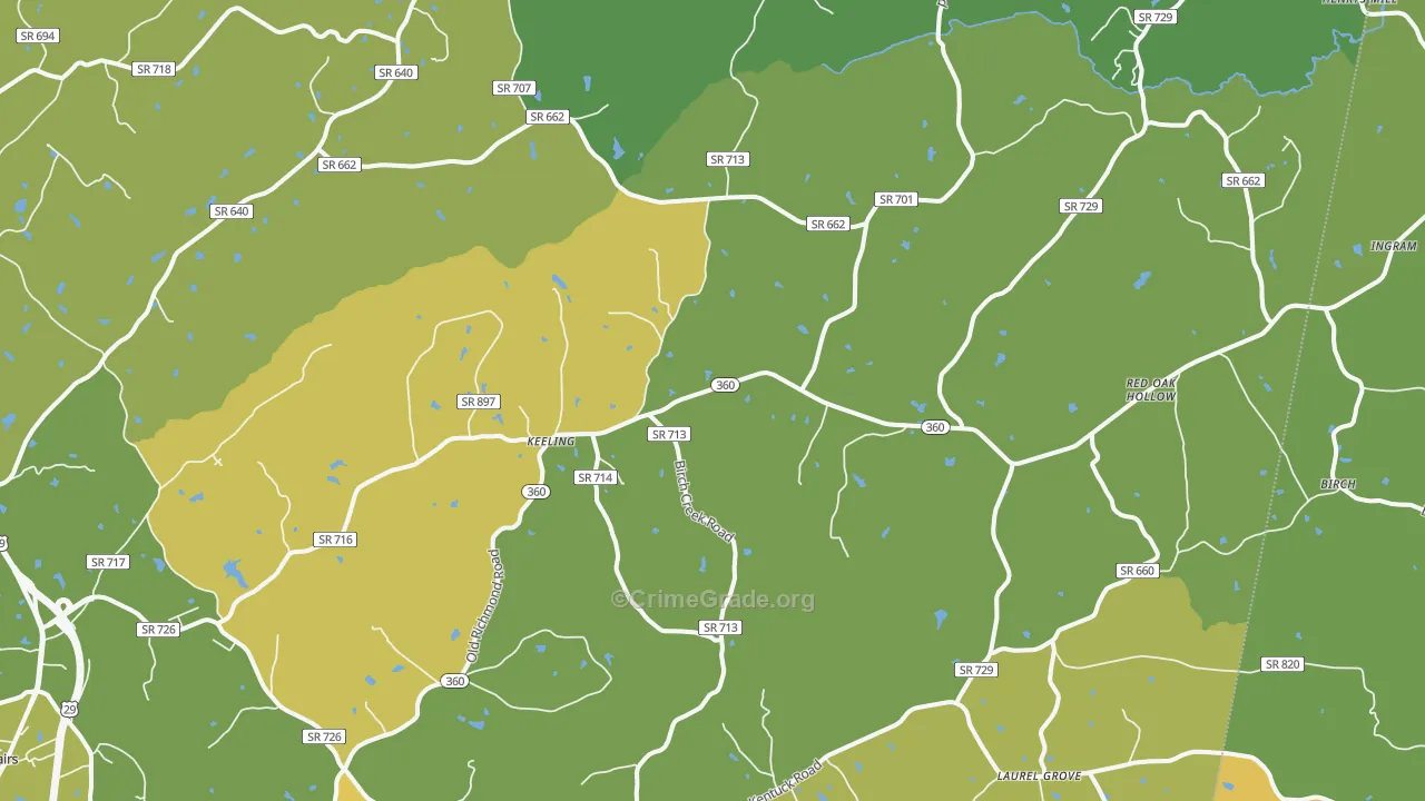 24566, VA Map of Drug-Related Crime Rates