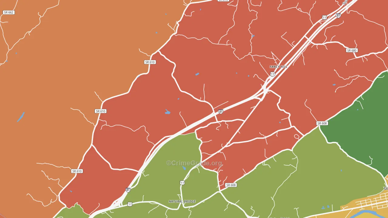 24578, VA Map of Drug-Related Crime Rates