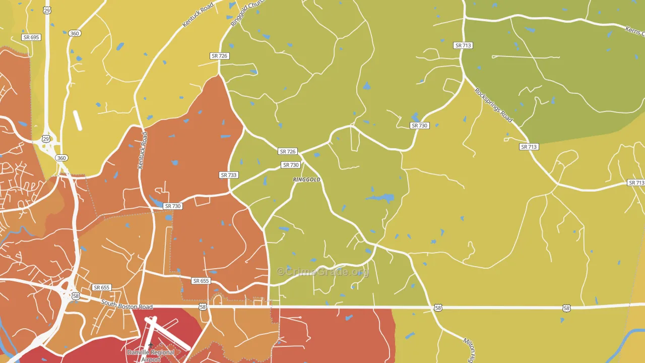 24586, VA Map of Drug-Related Crime Rates