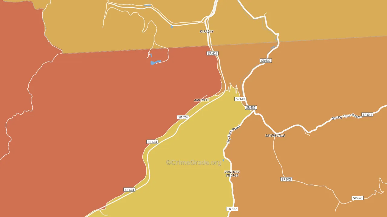 24601, VA Map of Drug-Related Crime Rates