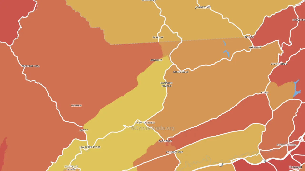 24602, VA Map of Drug-Related Crime Rates