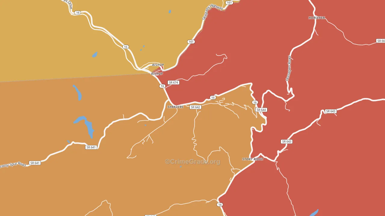 24604, VA Map of Drug-Related Crime Rates