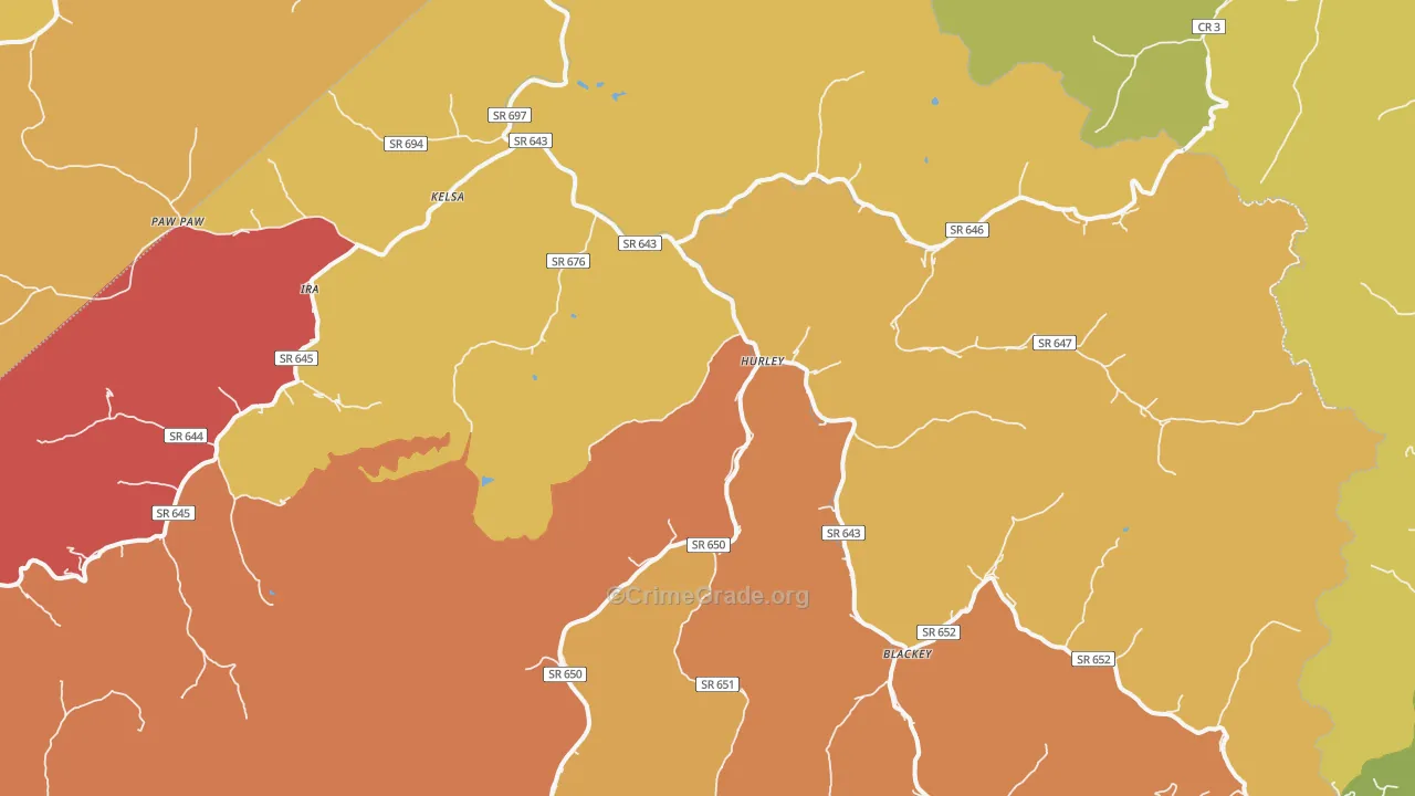 24620, VA Map of Drug-Related Crime Rates