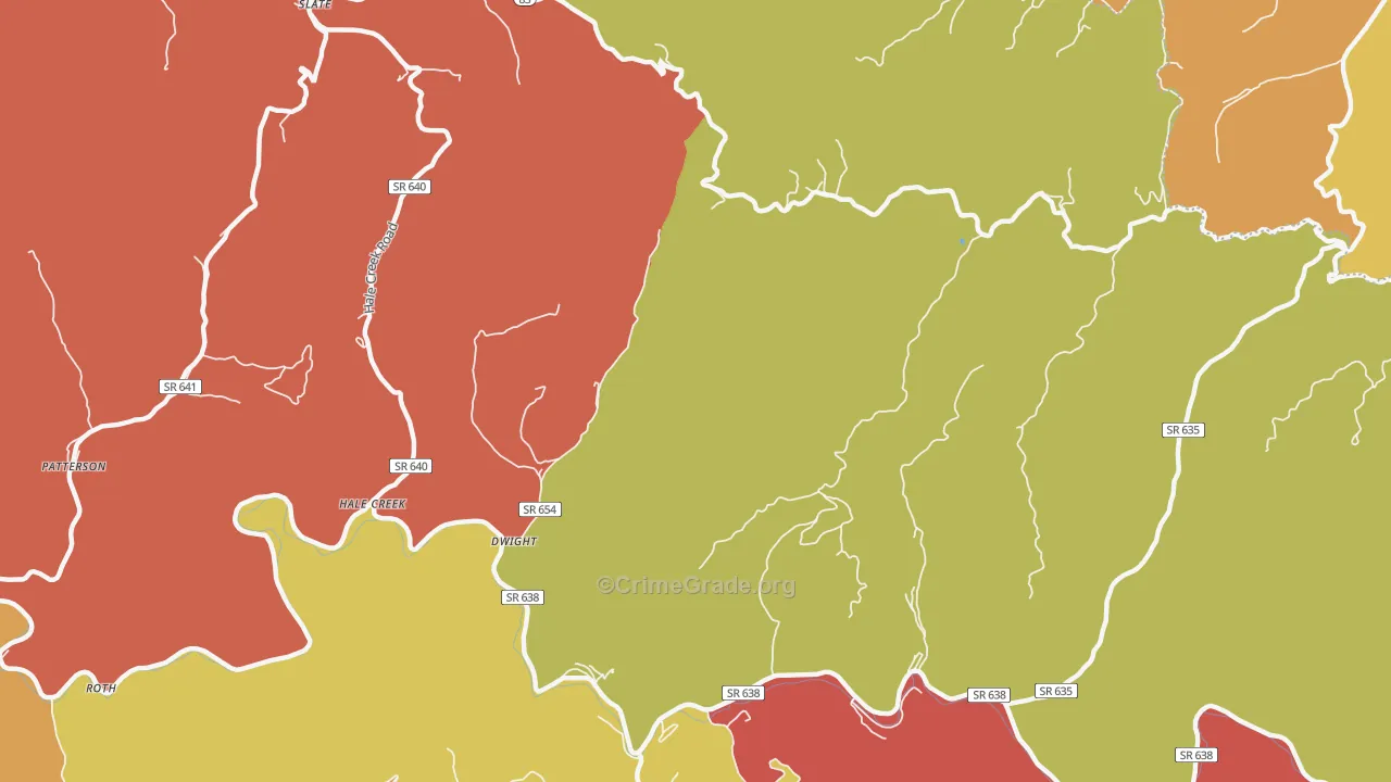 24634, VA Map of Drug-Related Crime Rates