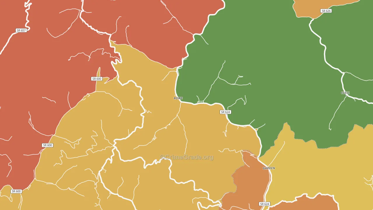 24646, VA Map of Drug-Related Crime Rates