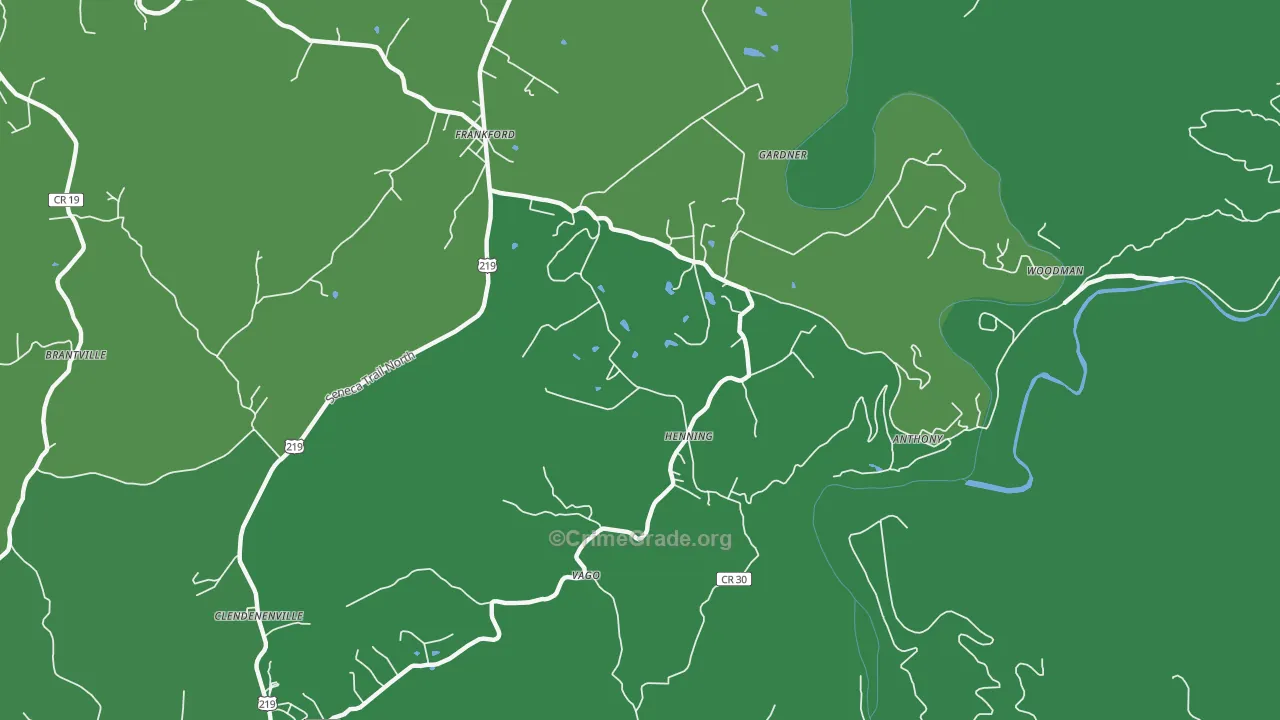 24938, WV Map of Drug-Related Crime Rates