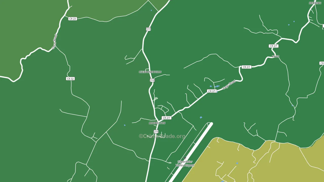 24957, WV Map of Drug-Related Crime Rates