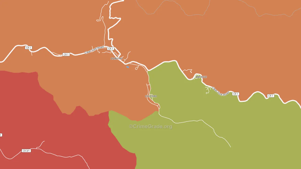 25048, WV Map of Drug-Related Crime Rates