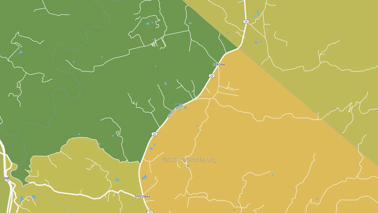 25971, WV Map of Drug-Related Crime Rates