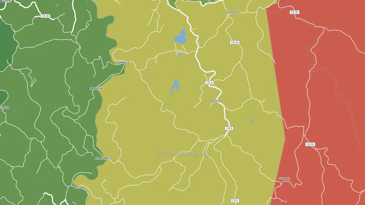26237, WV Map of Drug-Related Crime Rates