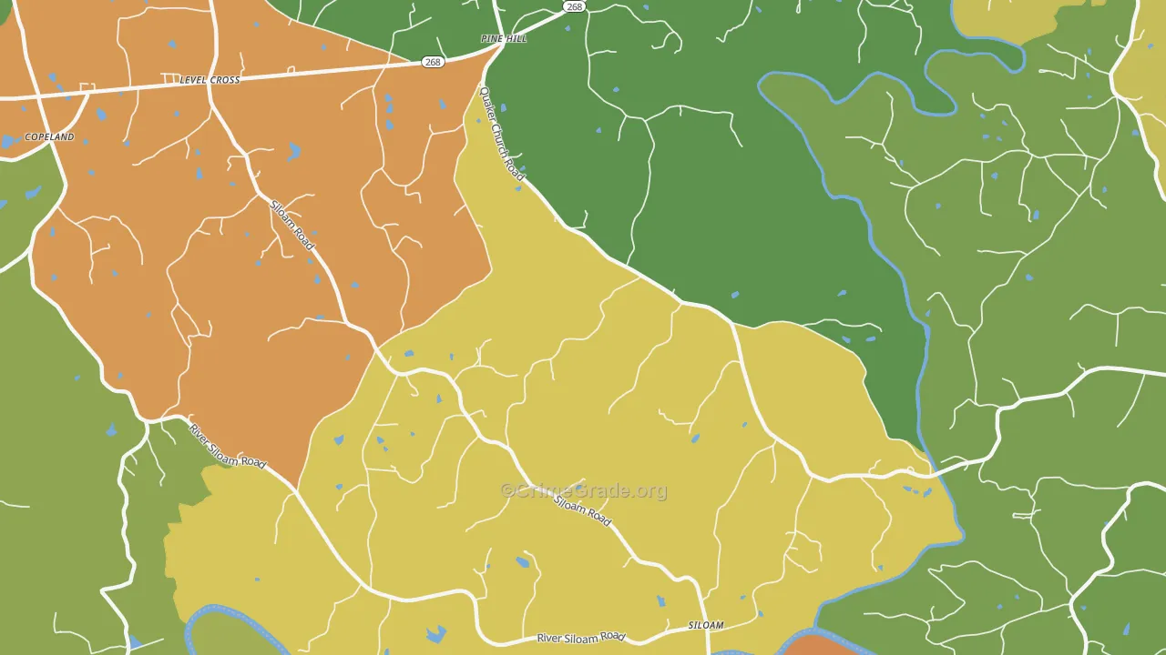 27047, NC Map of Drug-Related Crime Rates