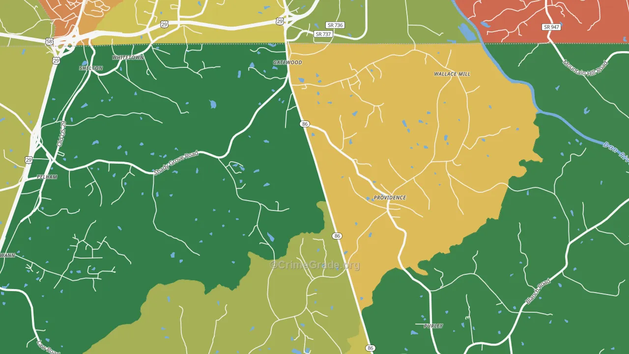 27315, NC Map of Drug-Related Crime Rates