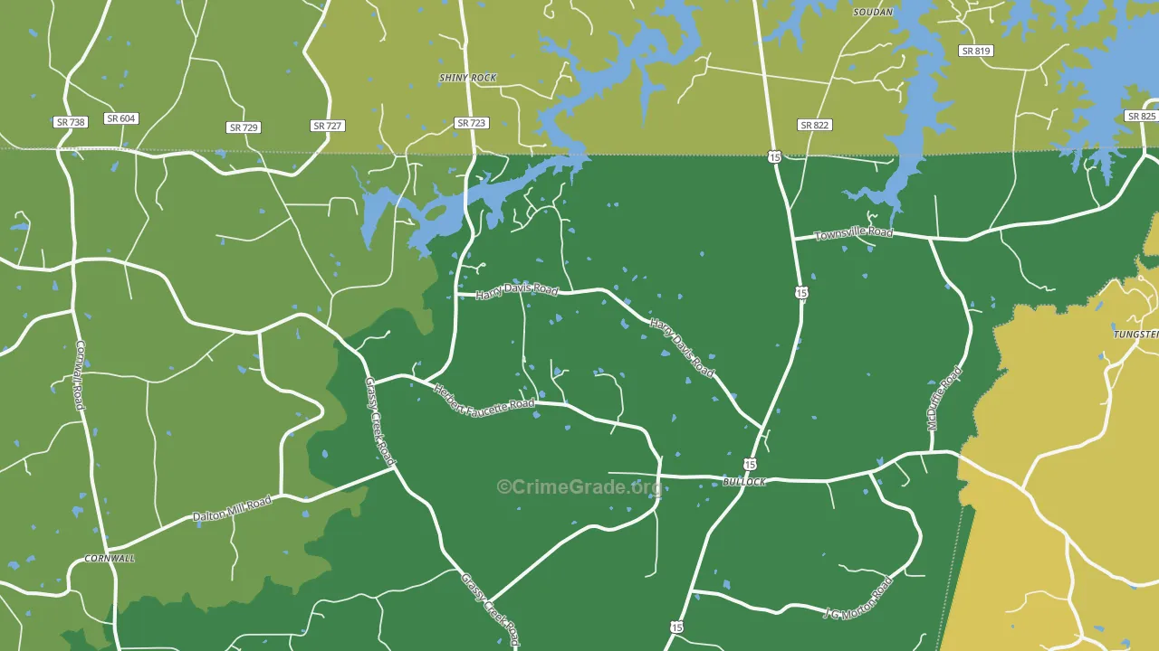 27507, NC Map of Drug-Related Crime Rates