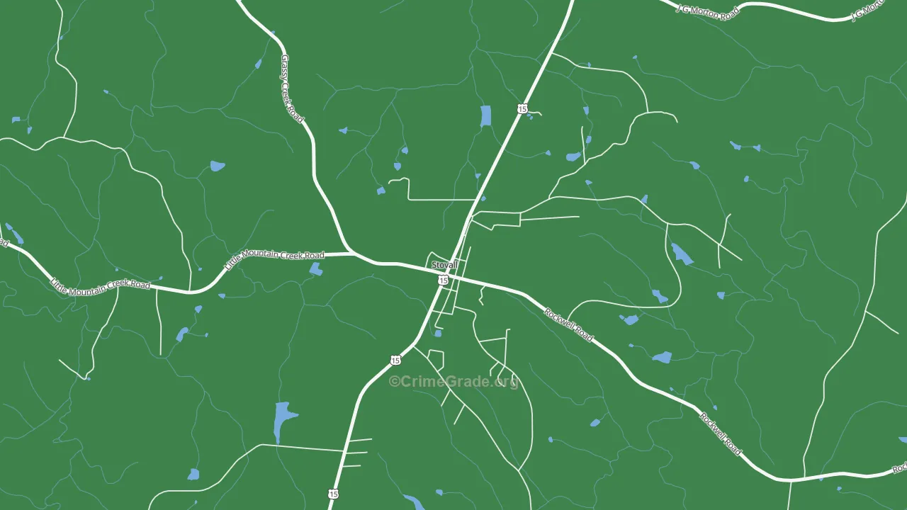 27582, NC Map of Drug-Related Crime Rates