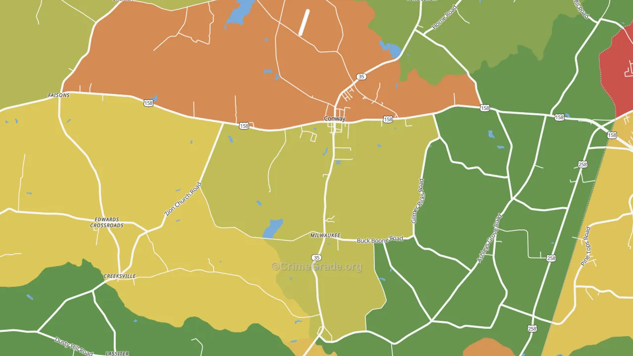 27820, NC Map of Drug-Related Crime Rates