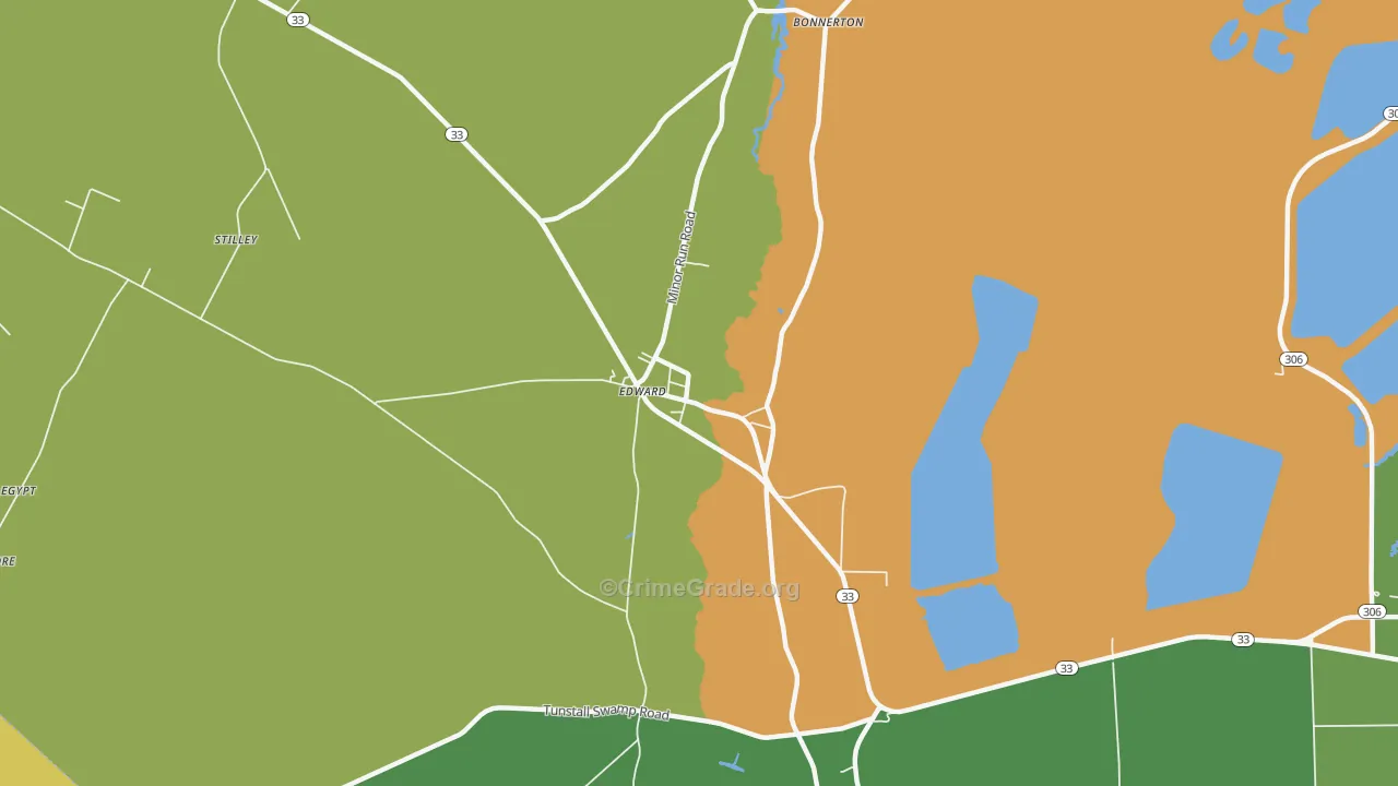27821, NC Map of Drug-Related Crime Rates
