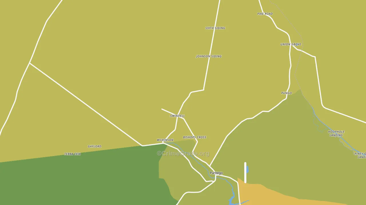 27860, NC Map of Drug-Related Crime Rates