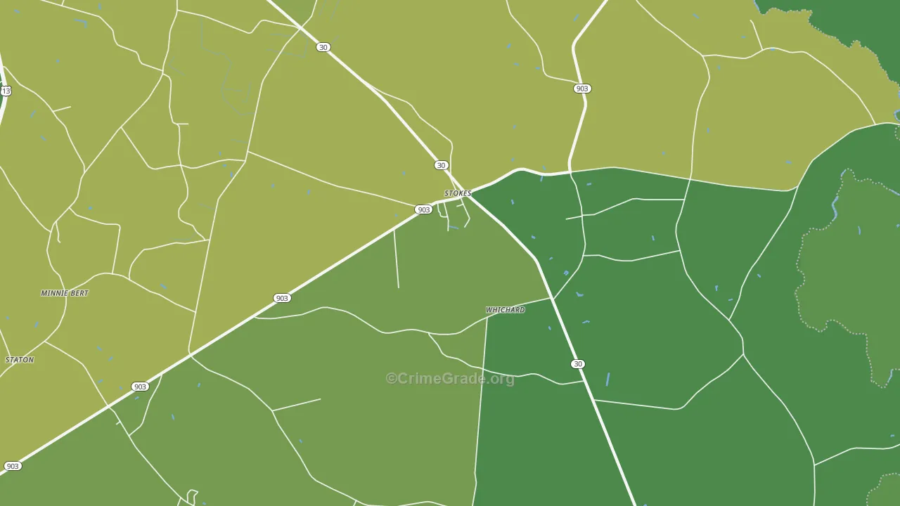 27884, NC Map of Drug-Related Crime Rates