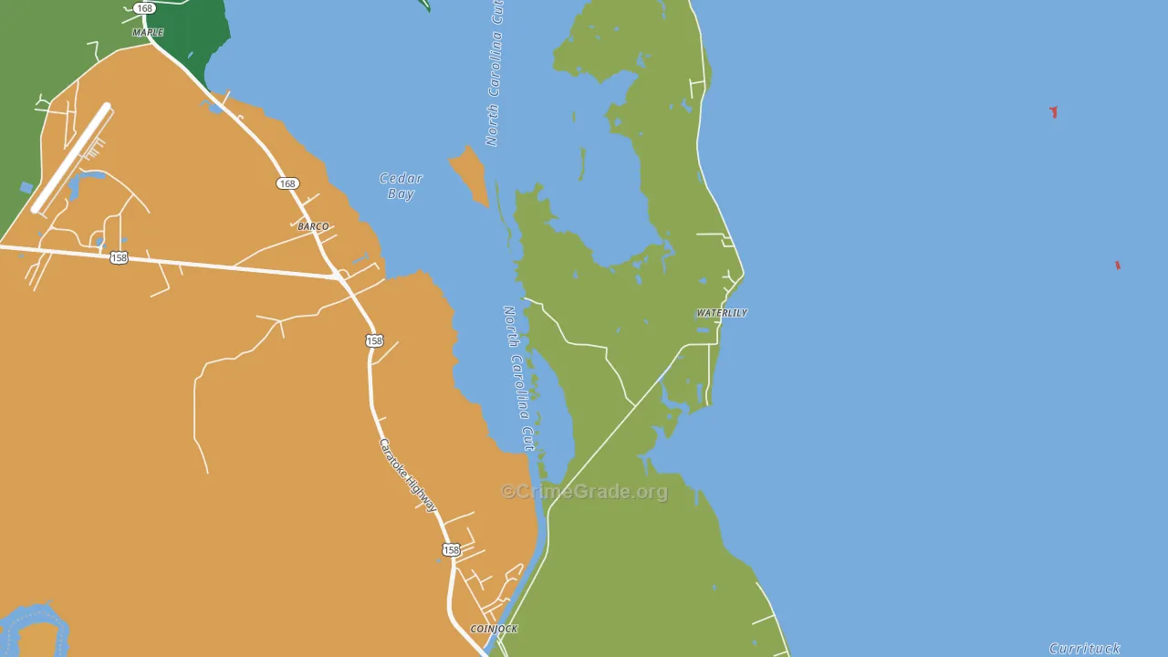 27923, NC Map of Drug-Related Crime Rates
