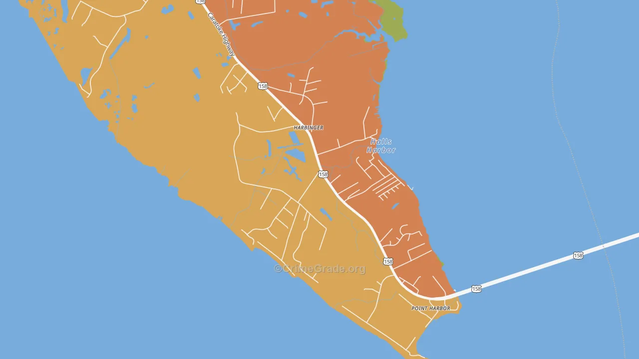 27941, NC Map of Drug-Related Crime Rates