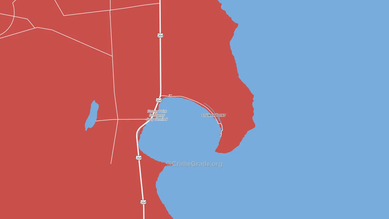 27978, NC Map of Drug-Related Crime Rates