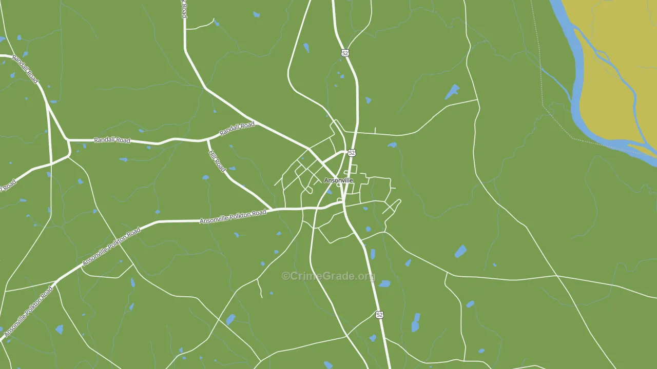 28007, NC Map of Drug-Related Crime Rates