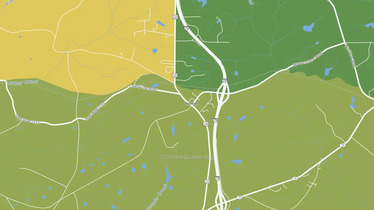 28367, NC Map of Drug-Related Crime Rates